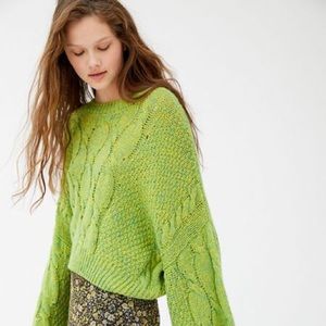 NWT J.O.A Oversized Cable Knit Sweater